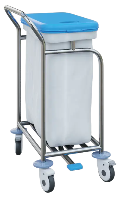 VNP Plus 01 vozík na prádlo a tříděný odpad, víko modré